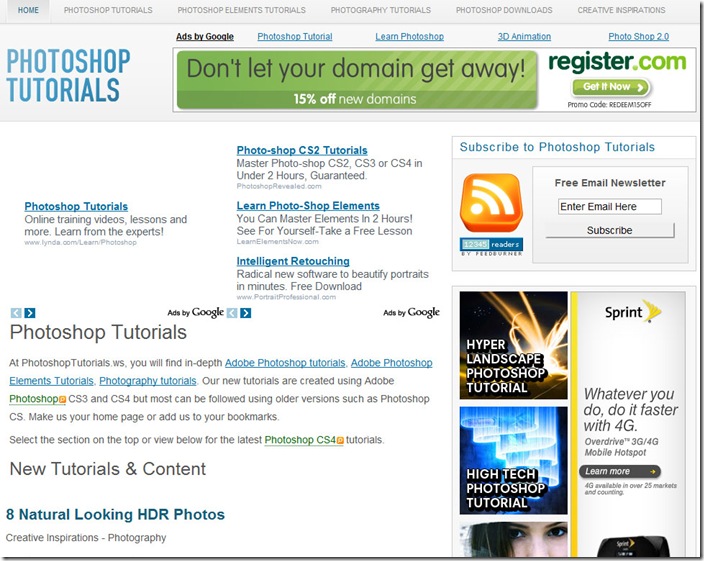 PhotoshopTutorials thumb 11+ Tutorial Sites For Adobe Photoshop CS4