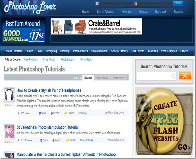 photoshoplover thumb 11+ Tutorial Sites For Adobe Photoshop CS4