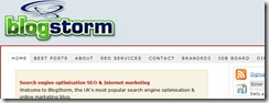 Blogstorm thumb 17 Must Follow SEO Blogs