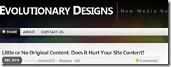evolutionarydeisgns thumb 17 Must Follow SEO Blogs