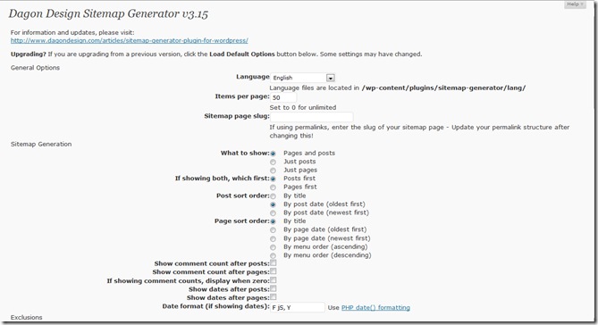 sitemapscreenshot2 thumb 2 Highly Useful Sitemap Plugins for WordPress