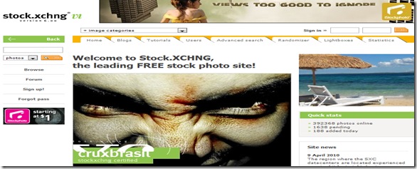 stockxchng thumb Top 21 Places To Find Royalty Free Stock Images