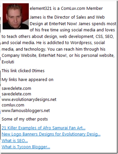 CommentLuvDesignScreenShot thumb CommentLuv has Redesigned and Updated the Plugin