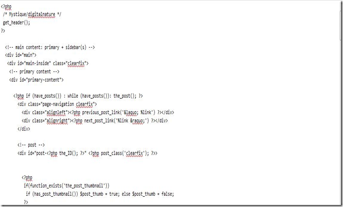 Digg This Code Placement