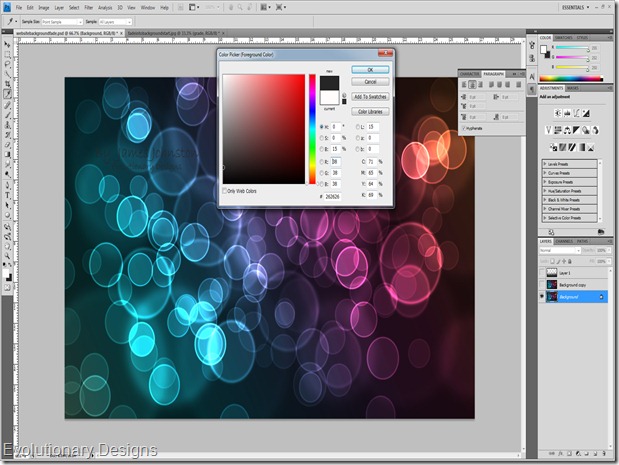 Photoshop Tutorials CS4-CS5: How to fade an image into the background