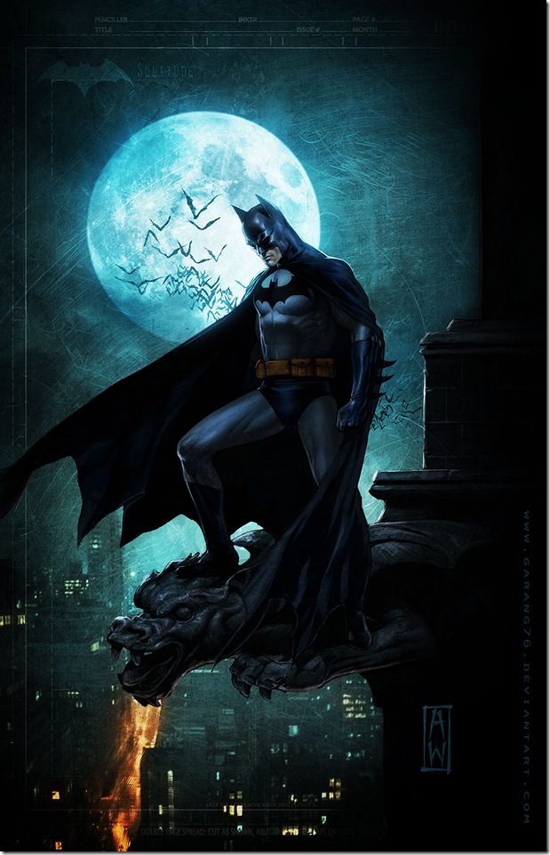 batman digital illustrations