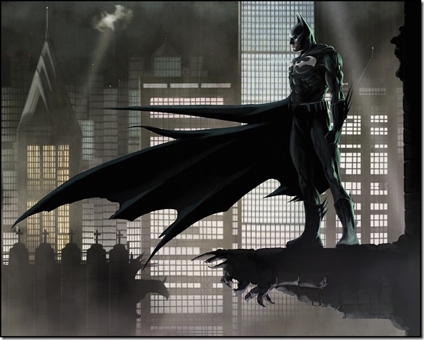 batman digital illustrations