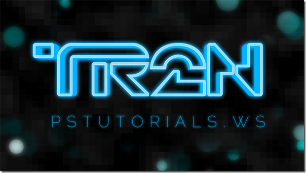 How to Create Glowing TRON-Inspired 3D Text in Photoshop Extended