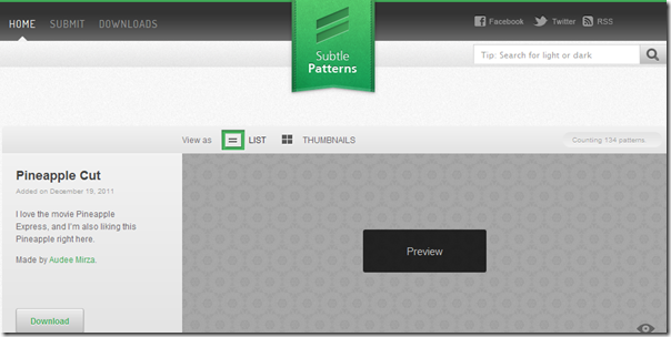 Subtle Patterns