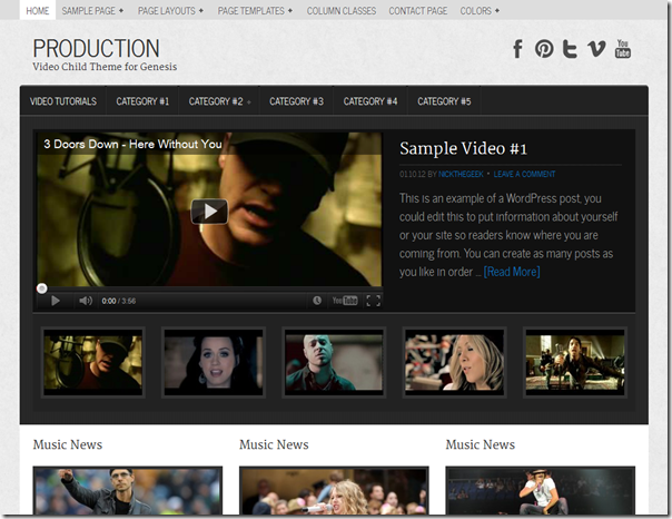 Production 1.0 Child Theme 