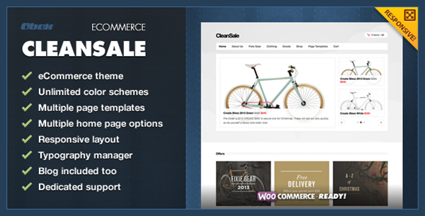 CleanSale - WordPress eCommerce Theme