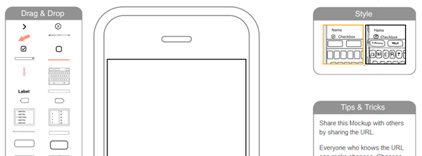 Free and Premium Wireframe and Mockup Applications