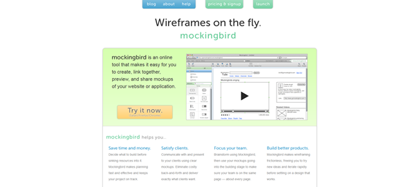 Free and Premium Wireframe and Mockup Applications