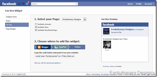 facebookfanpageboxsetu2p thumb How to Add a Facebook Fan Page Box To WordPress