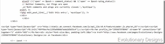 facebookfanpageboxsetup4 thumb How to Add a Facebook Fan Page Box To WordPress
