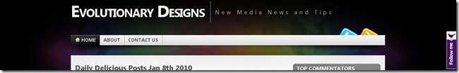 FollowBadgeScreenshot3 thumb Floating Twitter Follow Me Badge for Your Site