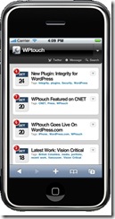 screenshot1 thumb WPtouch iPhone Styled Theme