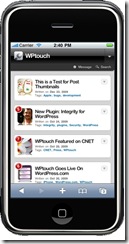 screenshot2 thumb WPtouch iPhone Styled Theme